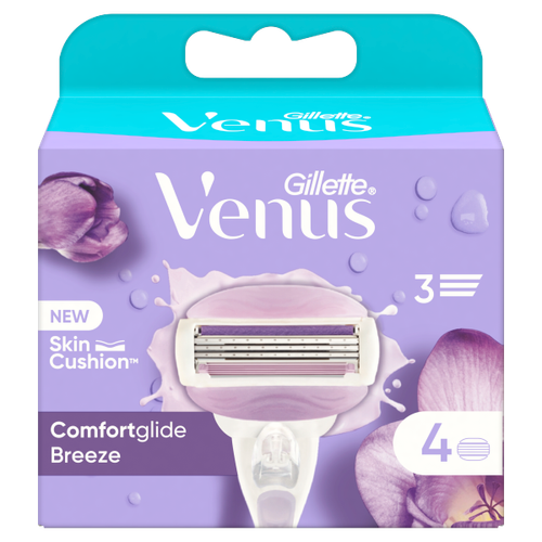 Venus Comfortglide Breeze Razor Blades 4's