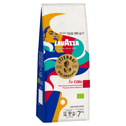 Lavazza Tierra Bio-Organic for Cuba Organic Ground Coffee 180g