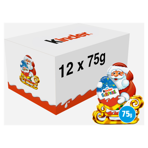 Kinder Surprise Chocolate Santa Figure 75g