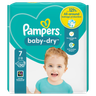 Pampers Baby-Dry Size 7, 30 Nappies, 15kg+, Essential Pack