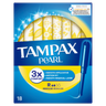 Tampax Pearl Regular Tampons With Applicator X 18
