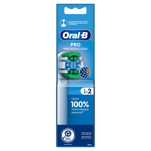 Oral-B Pro Precision Clean Toothbrush Heads, 2 Counts