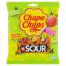 Chupa Chups 10 Sour Assorted Flavour Lollipops 120g