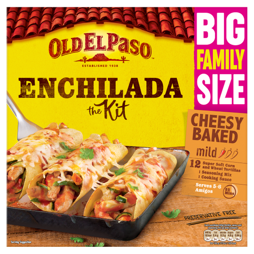 Old El Paso Cheesy Baked Enchilada Kit 995g