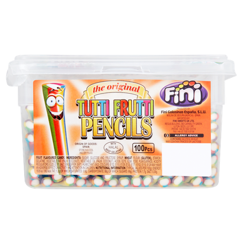 Fini The Original 100 Tutti Frutti Pencils 10.3g