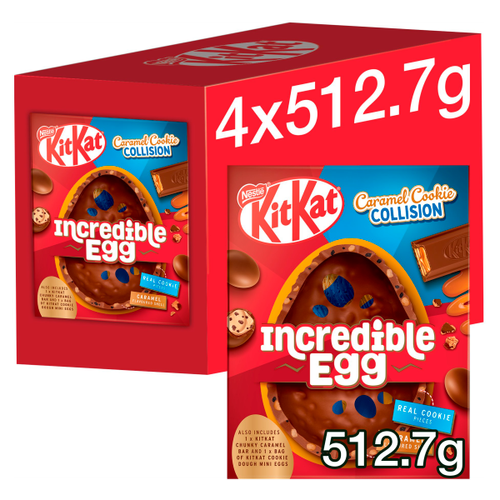 KitKat Caramel Cookie Collision Milk Chocolate Incredible Easter Egg 512.7g