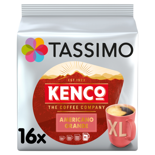 Tassimo Kenco Americano Grande XL Coffee Pods x16