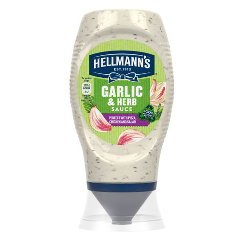 Hellmann's Garlic & Herb Creamy Sauce 250 ml