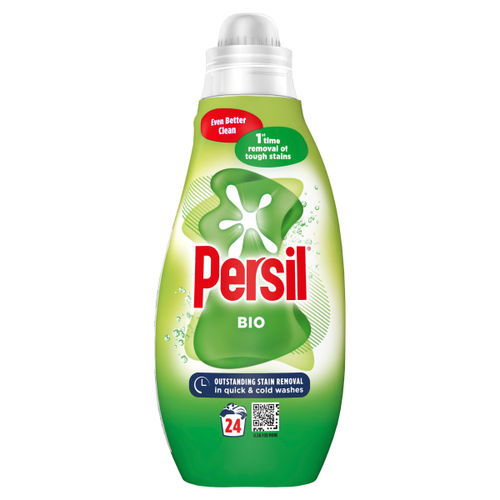 Persil Laundry Washing Liquid Detergent Bio 648ml (24 washes)