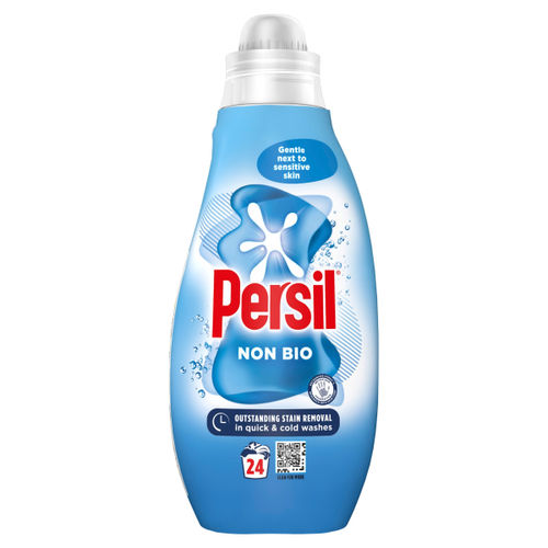 Persil Laundry Washing Liquid Detergent Non Bio 648ml (24 washes)