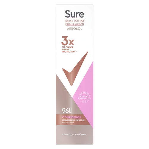 Sure Maximum Protection Anti-perspirant Deodorant Aerosol Confidence 150 ml 