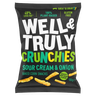 Well & Truly Crunchies Sour Cream & Onion Baked Corn Snacks 100g