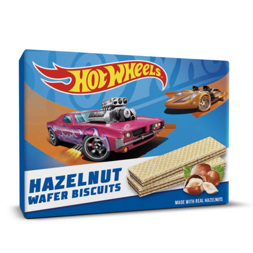 Hot Wheels Hazelnut Wafers 4x25g