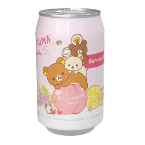 Kawaji Rilakkuma Summer Fruits Flavour Soda 330ml