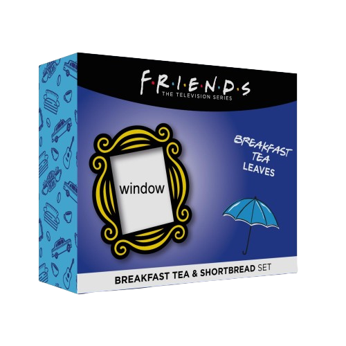 Friends Breakfast Tea & Shortbread Set 400g