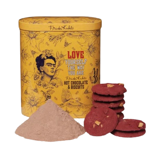 Frida Kahlo Hot Chocolate & Cookies Tin 220g