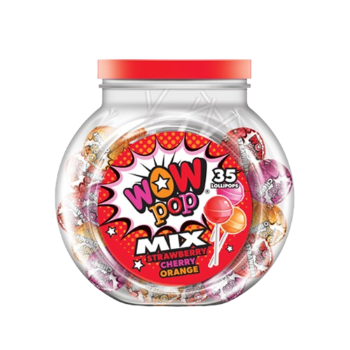 Wow Pop Mix Lollies Jar 35x10g