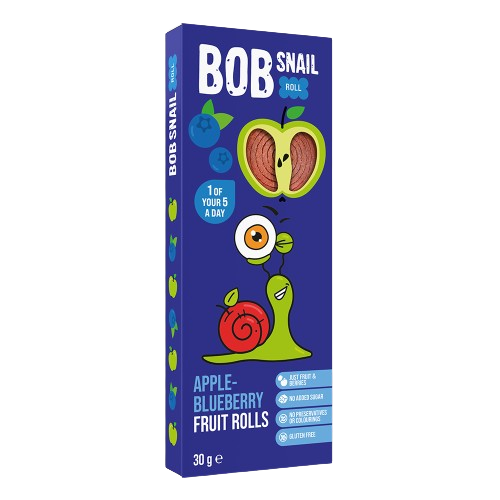 Bob Snail Fruit Rolls Apple-Blueberry 3 Rolls 30g