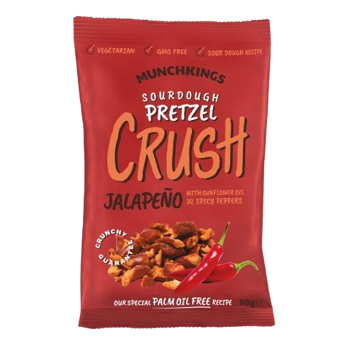 Munchkings Pretzel Crush Jalapeno 125g