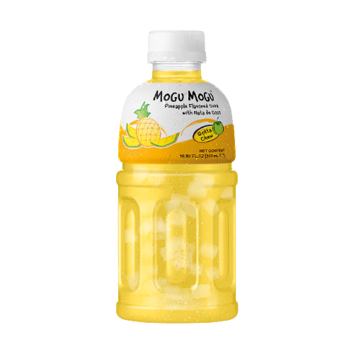 Mogu Mogu Pineapple Flavoured Drink With Nata De Coco 6x320ml