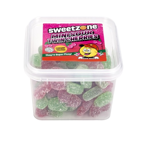 Sweetzone Sour Twin Cherries Tub 170g