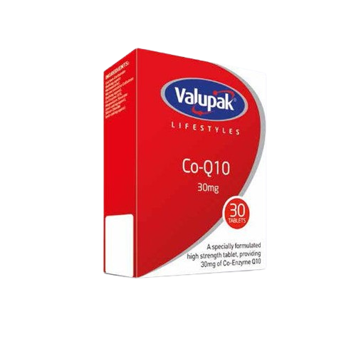 Valupak Co-Q-10 30mg 30 Tablets