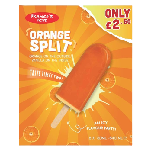 Franco's Orange Splits £2.50 8pk