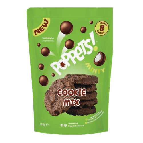 Poppets Cookie Mix Mint 180g