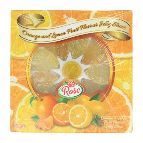 Rose Orange + Lemon Slices 90g