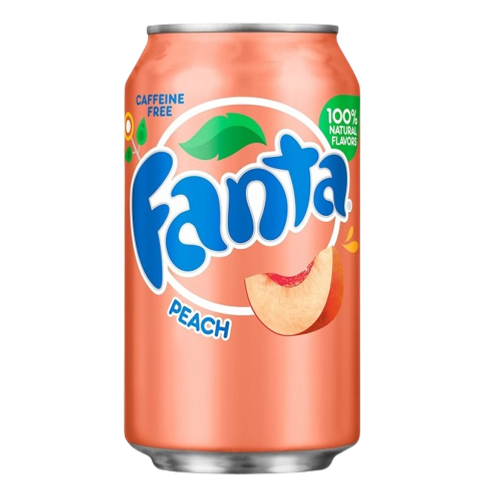 Fanta Peach Soda Can 12x355ml