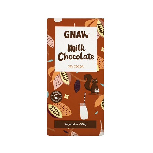 GNAW Milk Chocolate Bar 100g