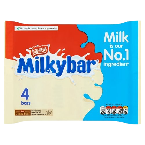 Milkybar White Chocolate Bar Multipack 4x25g