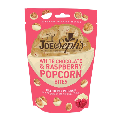 Joe & Seph's White Chocolate Popcorn Bites 27g