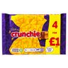 Cadbury Crunchie Chocolate Bar 4 Pack £1 104.4g