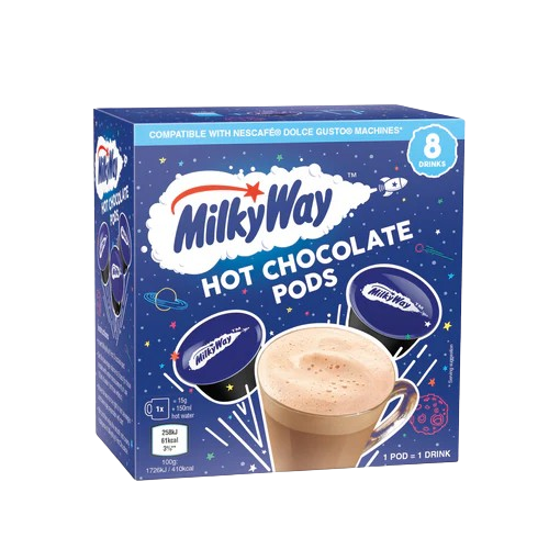 Milky Way Hot Chocolate Dolce Gusto Compatible 8 Pods