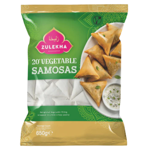 Zulekha Vegetables Samosa 20's 650g