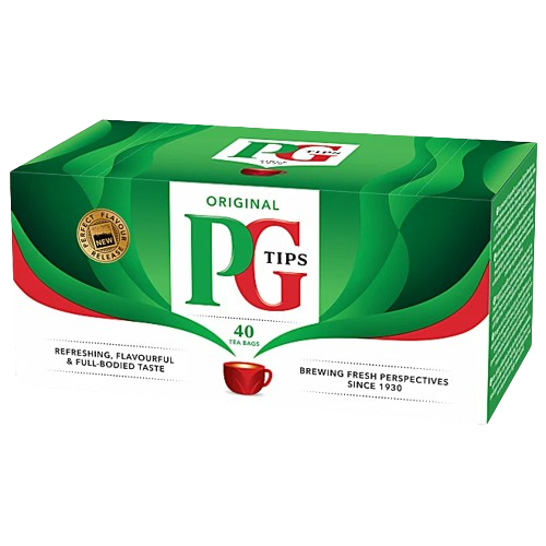 PG Tips 40 Original Black Tea Bags 116g