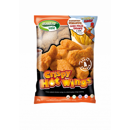 Meadow Vale Crispy Hot Wings 1kg