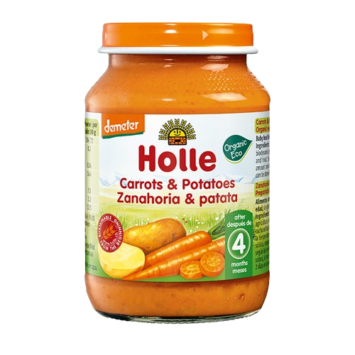 Holle Organic Jar Carrots & Potatoes 190g