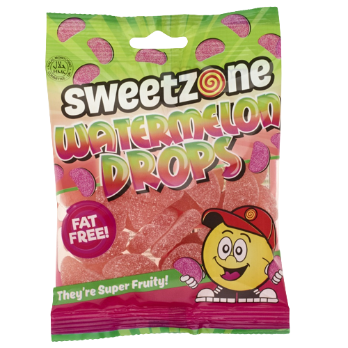 Sweetzone Watermelon Drops 12x90g