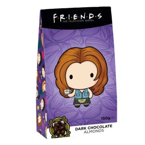 Friends Dark Chocolate Almonds Gift Box 150g