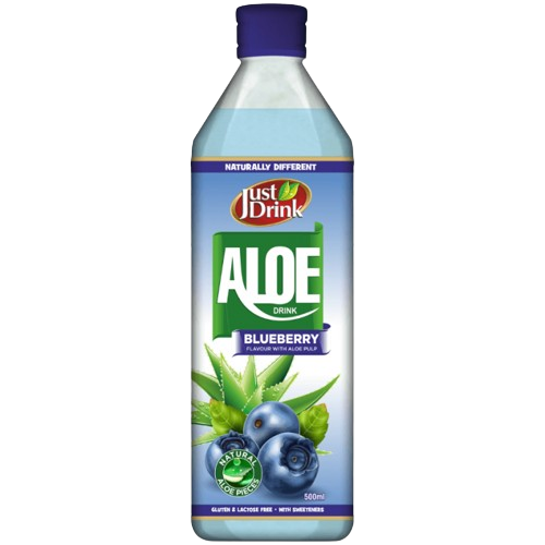 Just Drink Blueberry Aloe Drink 500ml