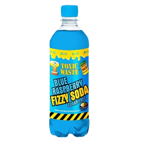 Toxic Waste Fizzy Soda Blue Raspberry PM £1.19 500ml