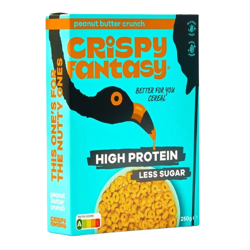 Crispy Fantasy High Protein Cereal Peanut Butter 250g