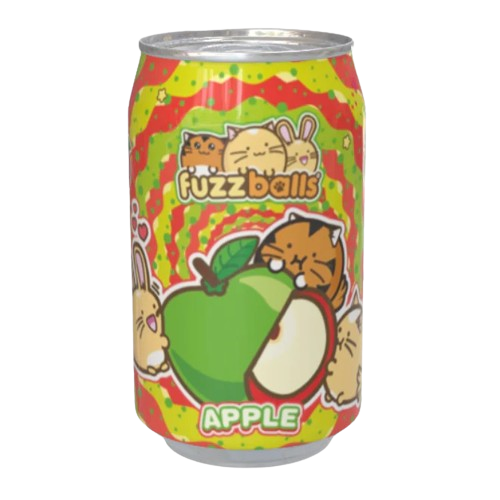 Kawaji Fuzzballs Apple Flavour Soda 330ml