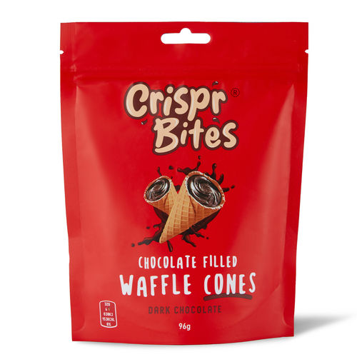 Crispr Bites Dark Chocolate Waffle Cone Snack 96g