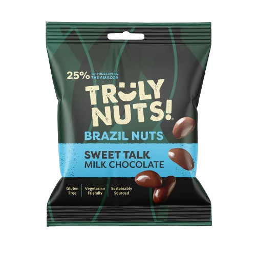 Truly Nuts Milk Chocolate Brazil Nuts 30g