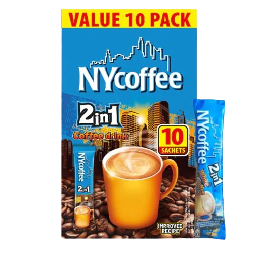 NY Coffee 2in1 White Coffee Sachet 10x10g