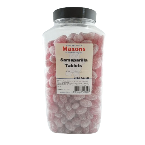 Maxons Sarsaparilla Tablets Jar 3.63kg