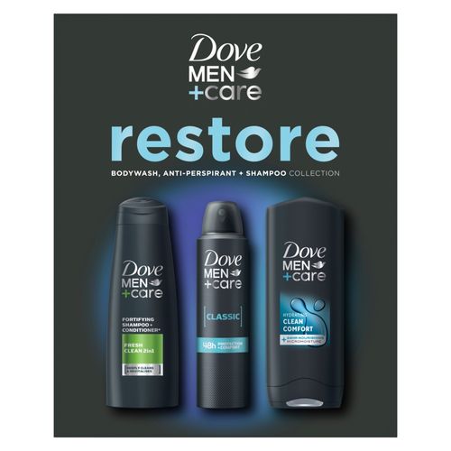 Dove Men+Care Gift Set Restore Collection 3 Piece